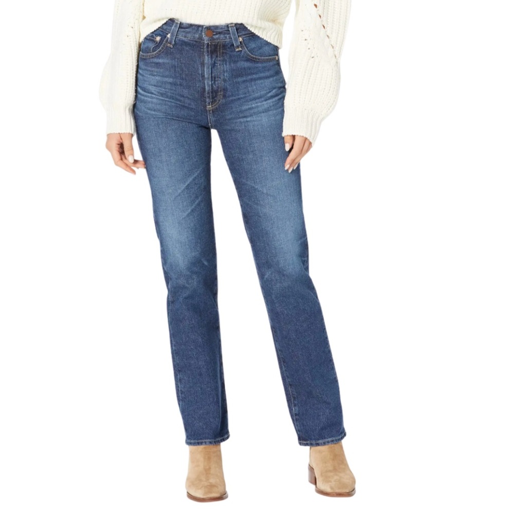 AG Adriano Goldschmied | Alexxis High Rise Vintage Fit Blue Jeans | Size 33R